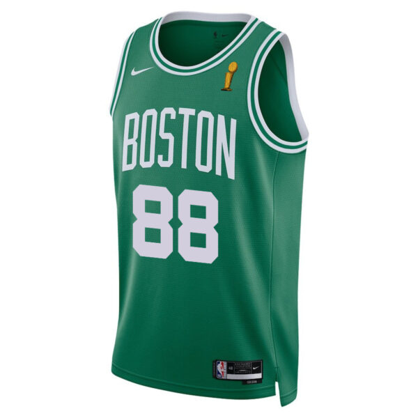 Neemias Queta 88 Boston Celtics 2024 FINALS CHAMPIONS Jersey - Icon Edition - Kelly Green