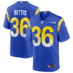 Jerome Bettis 36 Los Angeles Rams Men Game Retired Jersey - Royal