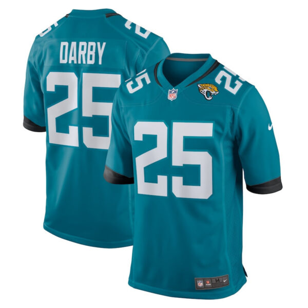 Ronald Darby 25 Jacksonville Jaguars Alternate Game Men Jersey - Teal
