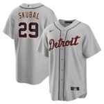 Tarik Skubal 29 Detroit Tigers Road Men Jersey - Gray