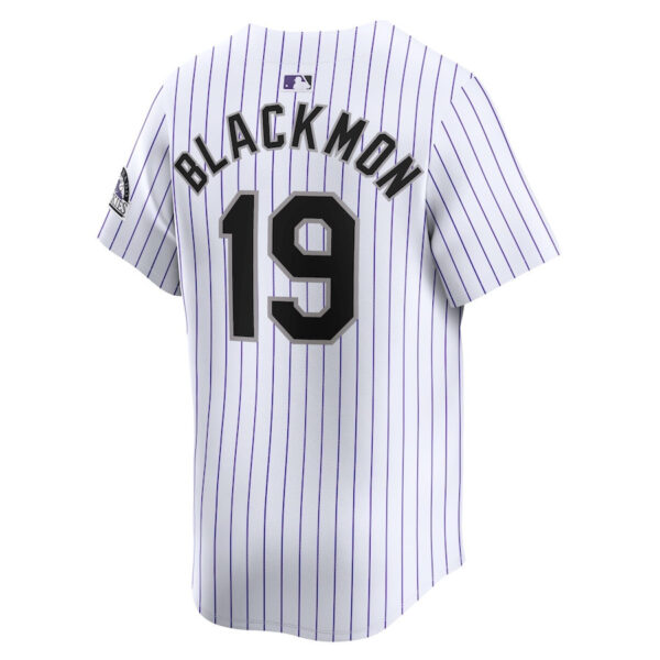 Charlie Blackmon 19 Colorado Rockies Home Limited Player YOUTH Jersey - White
