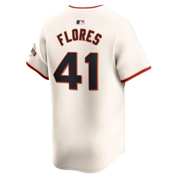Wilmer Flores San Francisco Giants  Home Limited Player Jersey - Cream