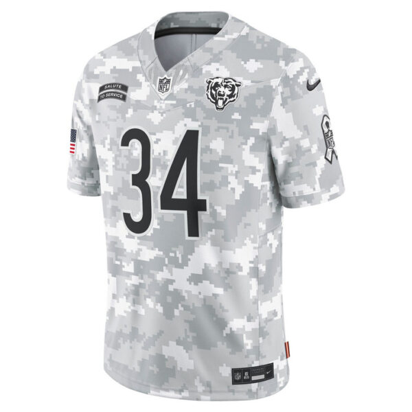 Walter Payton Chicago Bears 2024 Salute to Service Retired Player Limited Jersey - Arctic Camo