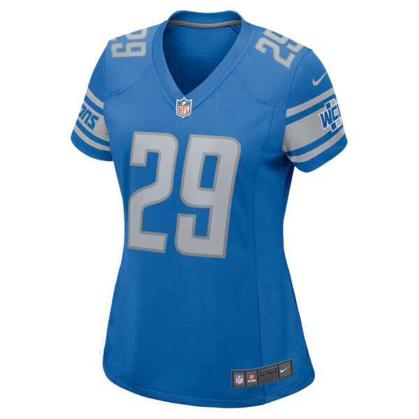 Kindle Vildor 29 Detroit Lions Game Women Jersey - Blue