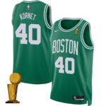 Luke Kornet 40 Boston Celtics 2024 FINALS CHAMPIONS Jersey - Icon Edition - Kelly Green