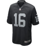 Jim Plunkett 16 Las Vegas Raiders Men Game Retired Jersey - Black