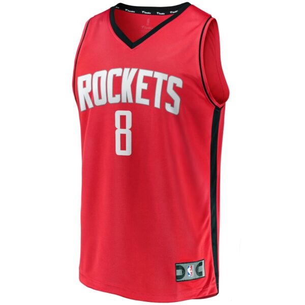 Jae'Sean Tate Houston Rockets Fanatics Fast Break Replica Jersey - Icon Edition - Red