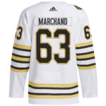 Brad Marchand 63 Boston Bruins Primegreen Men Jersey - White