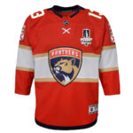 Sam Reinhart 13 Florida Panthers 2024 STANLEY CUP Final Youth Home Breakaway Jersey - Red