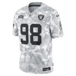 Maxx Crosby Las Vegas Raiders 2024 Salute to Service Limited Jersey - Arctic Camo