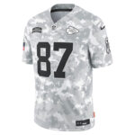 Travis Kelce Kansas City Chiefs 2024 Salute to Service Limited Jersey - Arctic Camo