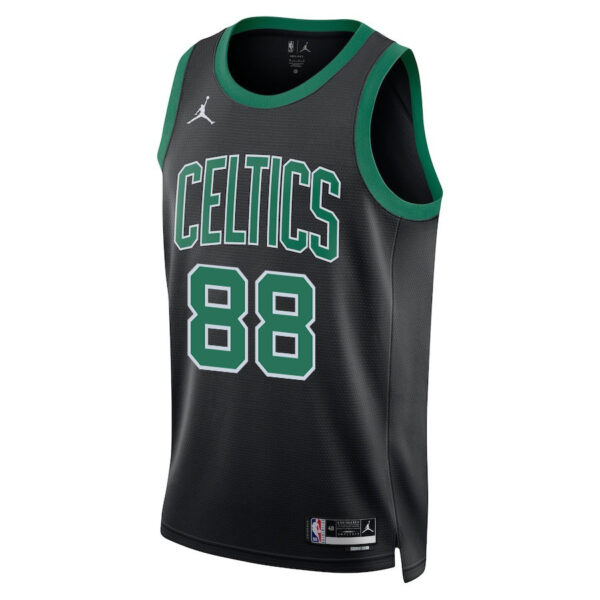 Neemias Queta 88 Boston Celtics 2024 FINALS PATCH Swingman Jersey - Statement Edition - Black