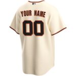 San Francisco Giants  Youth Home Replica Custom Jersey - Cream