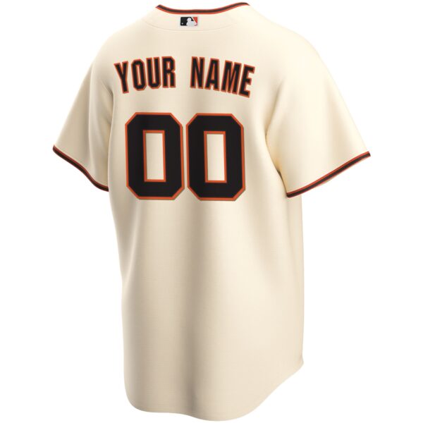 San Francisco Giants  Youth Home Replica Custom Jersey - Cream
