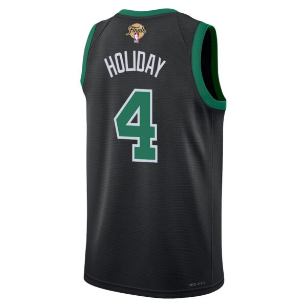 Jrue Holiday 4 Boston Celtics 2024 FINALS PATCH Swingman Jersey - Statement Edition - Black