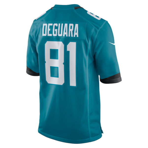 Josiah Deguara 81 Jacksonville Jaguars Alternate Game Men Jersey - Teal