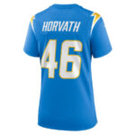 Zander Horvath 46 Los Angeles Chargers Women Game Jersey - Powder Blue