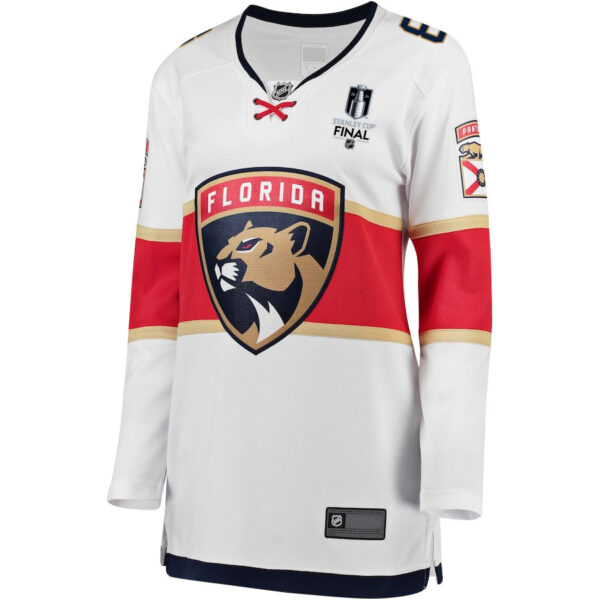 Kyle Okposo 8 Florida Panthers 2024 STANLEY CUP Final Women's Away Breakaway Jersey - White