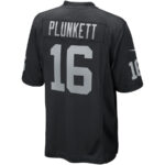 Jim Plunkett 16 Las Vegas Raiders Men Game Retired Jersey - Black
