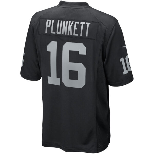 Jim Plunkett 16 Las Vegas Raiders Men Game Retired Jersey - Black