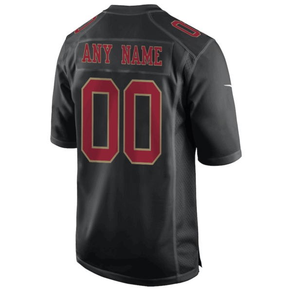 San Francisco 49ers vs. Detroit Lions 2023 NFC Championship Matchup Fashion Game Custom Men Jersey - Carbon Black