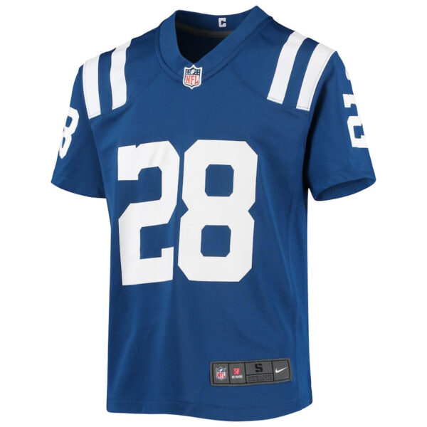 Jonathan Taylor 28 Indianapolis Colts YOUTH Game Jersey - Royal