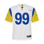 Aaron Donald 99 Los Angeles Rams YOUTH Game Jersey - White
