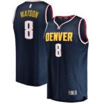 Peyton Watson Denver Nuggets Fanatics 2022 NBA Draft First Round Pick Fast Break Replica Player Jersey - Icon Edition - Navy