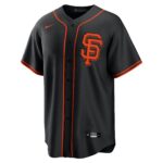 Mike Yastrzemski San Francisco Giants  Alternate Replica Player Name Jersey - Black