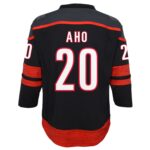 Sebastian Aho Carolina Hurricanes Youth Home Replica Player Jersey - Black