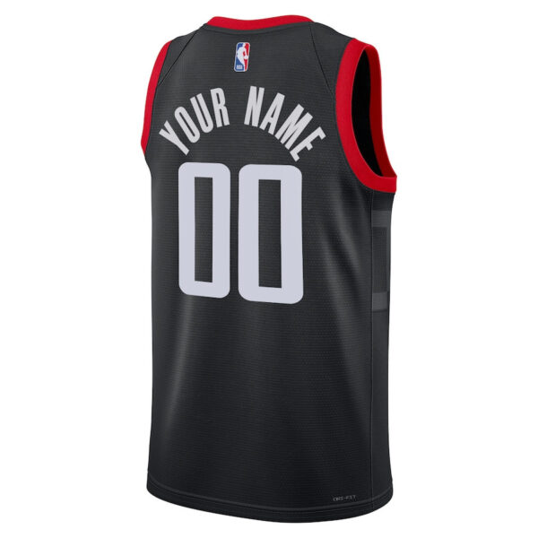 Houston Rockets 2023/24 Swingman Unisex Custom Jersey - Statement Edition - Black
