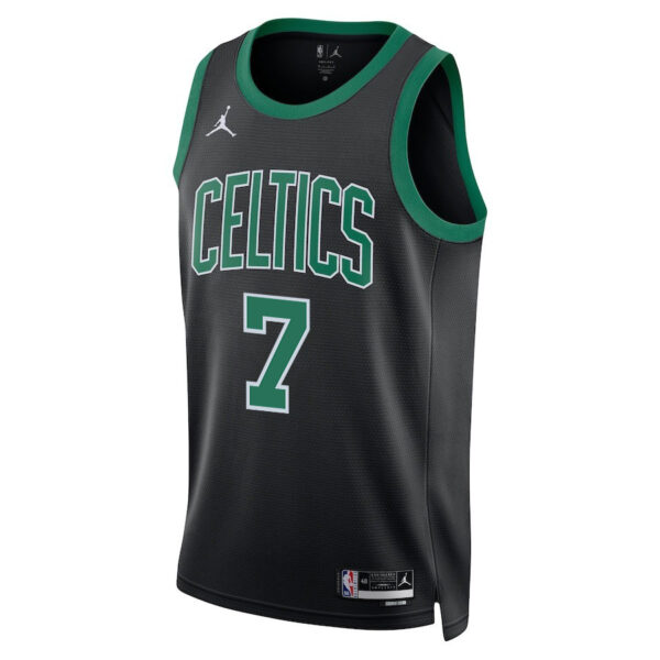 Jaylen Brown 7 Boston Celtics 2024 FINALS CHAMPIONS Swingman Jersey - Statement Edition - Black