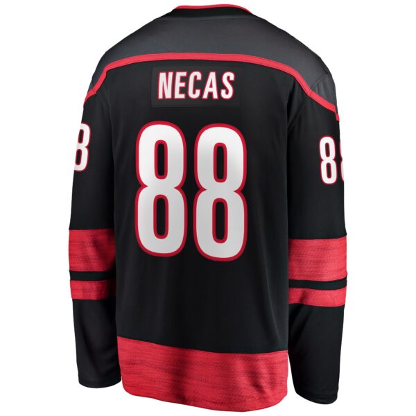 Martin Necas Carolina Hurricanes Fanatics Home Breakaway Jersey - Black
