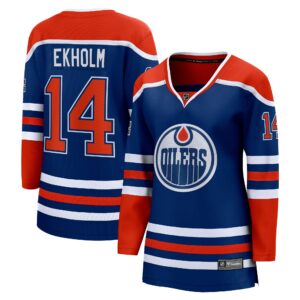 Mattias Ekholm Edmonton Oilers Women's Fanatics Home Breakaway Jersey - Royal