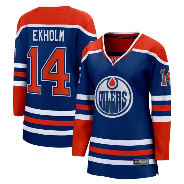Mattias Ekholm Edmonton Oilers Women's Fanatics Home Breakaway Jersey - Royal
