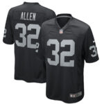 Marcus Allen 32 Las Vegas Raiders Men Game Retired Jersey - Black