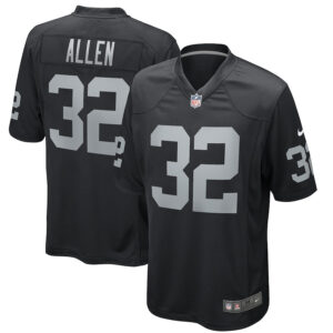 Marcus Allen 32 Las Vegas Raiders Men Game Retired Jersey - Black