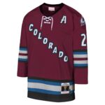 Peter Forsberg Colorado Avalanche Mitchell & Ness Youth 2001-02 Blue Line Player Jersey - Burgundy
