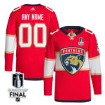 Florida Panthers 2024 STANLEY CUP Final Home Breakaway Jersey Customized - Men, Red