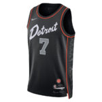 Killian Hayes 7 Detroit Pistons 2023/24 City Edition Swingman Jersey - Black