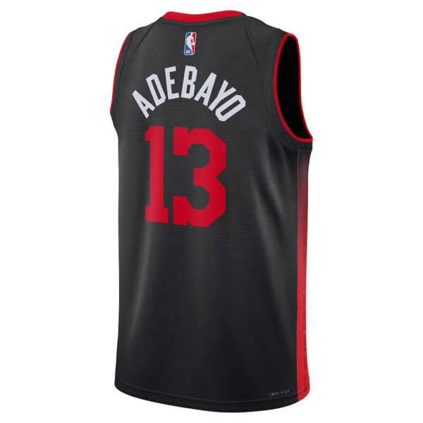Bam Adebayo 13 Miami Heat 2023/24 Swingman Jersey - City Edition - Unisex Black