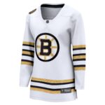 Boston Bruins Fanatics Women's 100th Anniversary Premier Breakaway Jersey - White