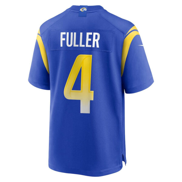 Jordan Fuller 4 Los Angeles Rams Men Game Jersey - Royal