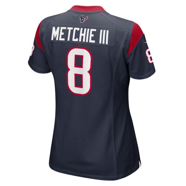 John Metchie III Houston Texans  Women's Game Player Jersey - Navy