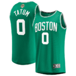 Jayson Tatum Boston Celtics 2024 NBA Finals Fast Break Jersey - Icon Edition - Kelly Green