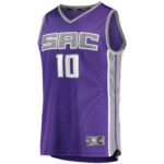 Domantas Sabonis Sacramento Kings Fanatics Fast Break Replica Jersey - Icon Edition - Purple