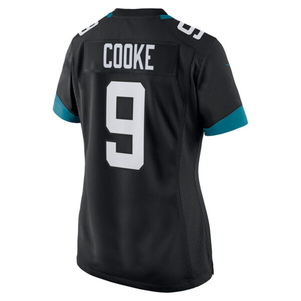 Logan Cooke 9 Jacksonville Jaguars Women Game Jersey - Black