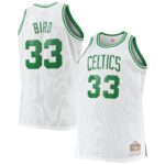Larry Bird Boston Celtics Mitchell & Ness Big & Tall 1985/86 Hardwood Classics Swingman Jersey - White