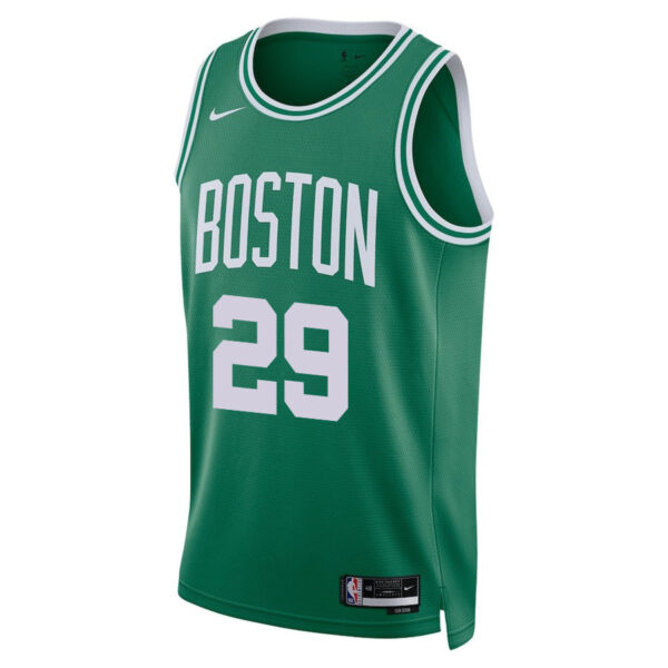 Derrick White 29 Boston Celtics 2024 FINALS PATCH Icon Edition Jersey - Kelly Green