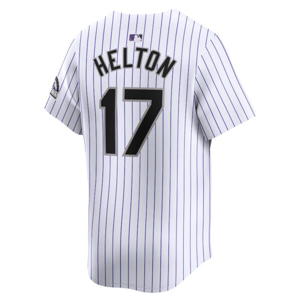 Todd Helton 17 Colorado Rockies Home Limited Player Men Jersey - White